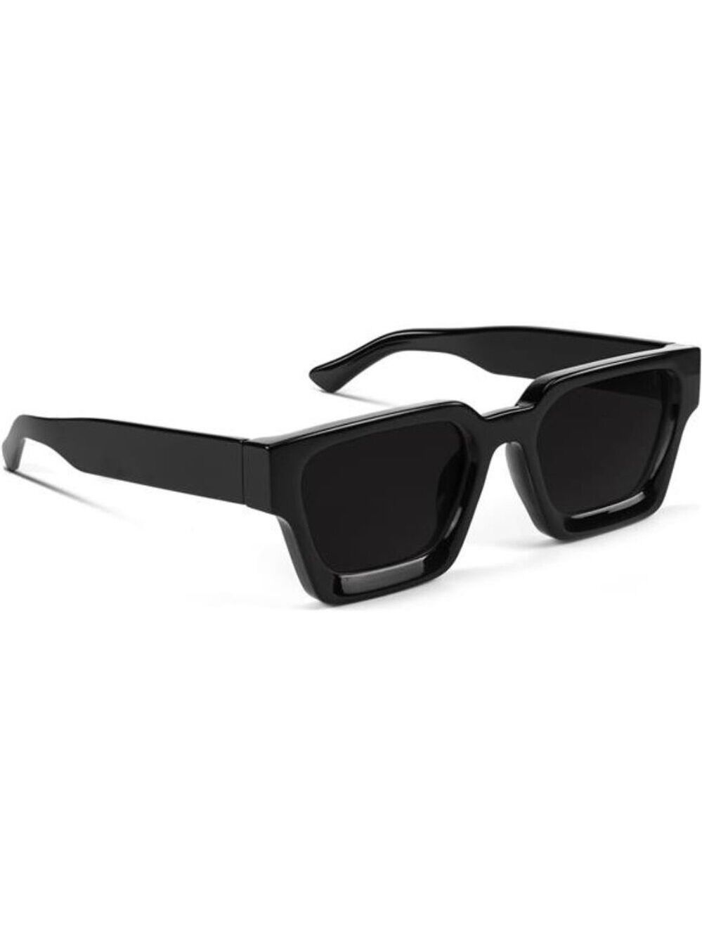 Square Sunglasses Men Women Chunky Thick Rectangle UV400 Fashionable Shades